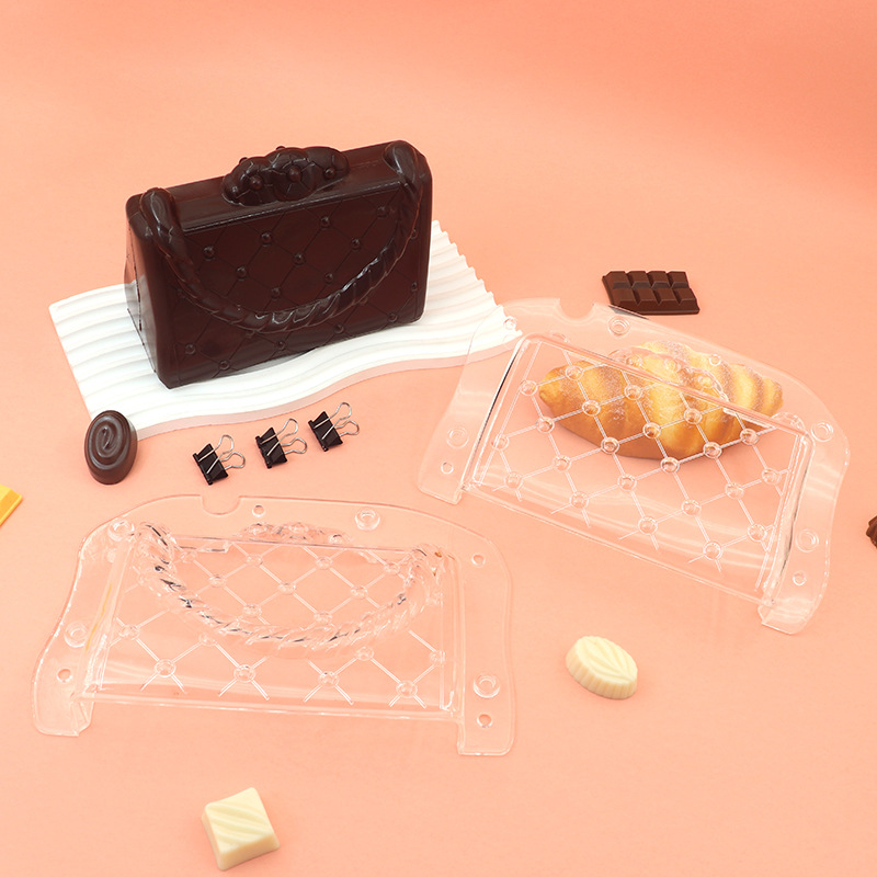 3D女士皮包巧克力模具 DIY包包磨具 仿真朱古力造型工具 现货