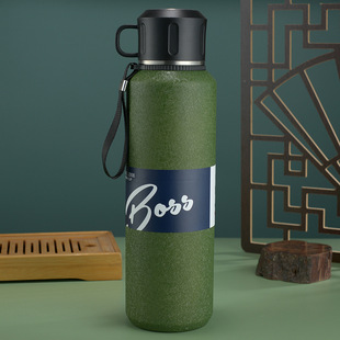 新款316不锈钢冰花漆保温杯大容量茶水杯高颜值男女户外运动水壶