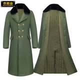 Старый стиль армия хлопковое зеленое пальто армия.