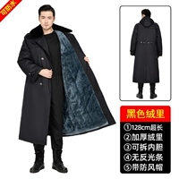 Раскрытие черно-ультра-длиной (с шляпой) серого бархата (длиной 128 см)