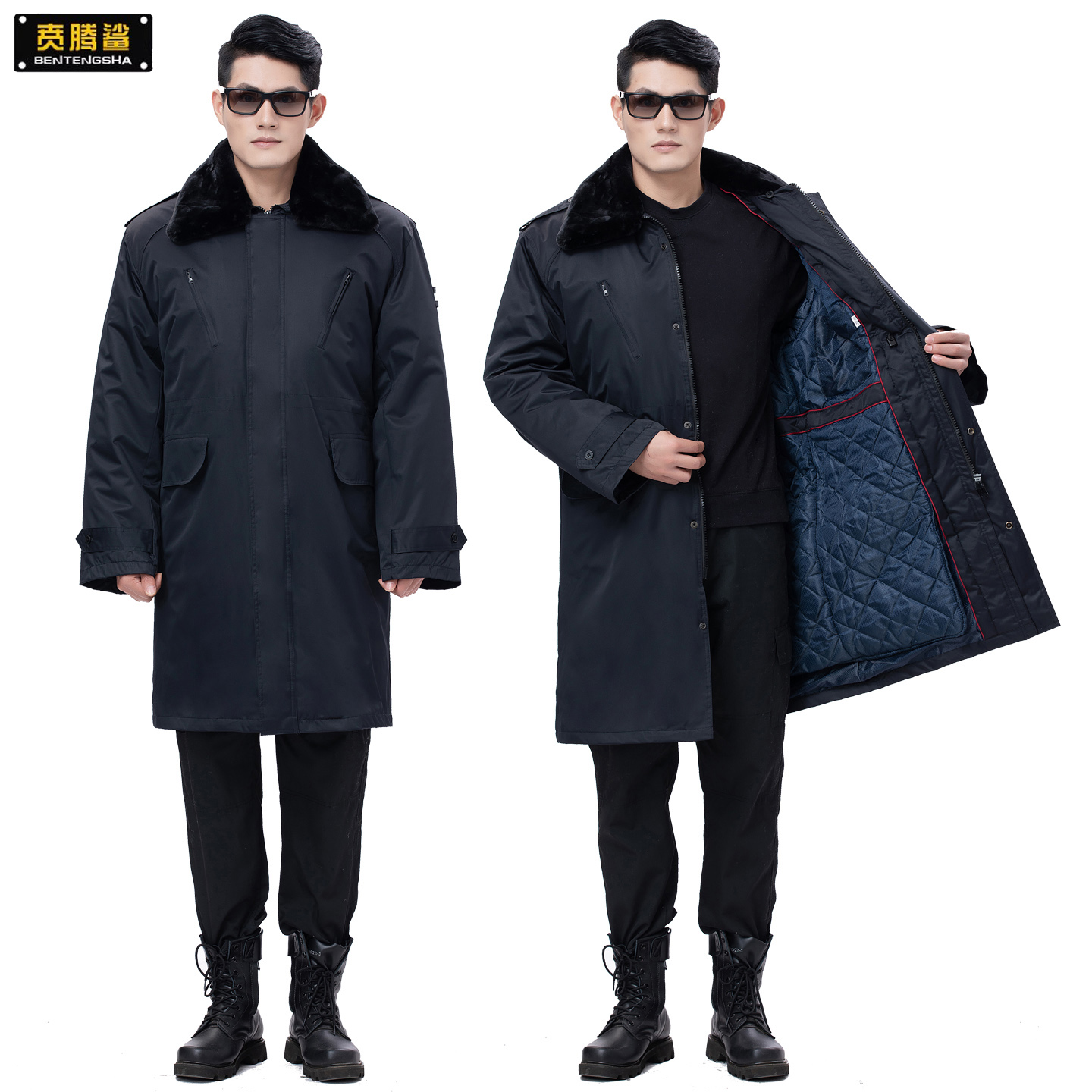 加长加厚，保暖防风，可拆卸内里