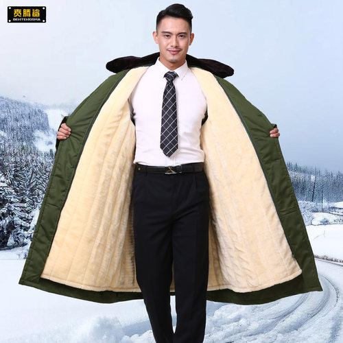 正宗大衣  加绒加厚保暖  抗寒-40&deg;以上
