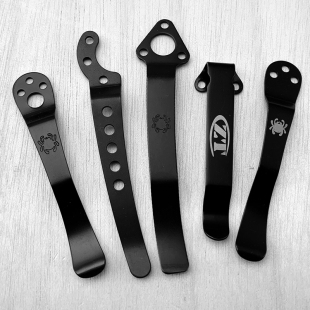DIY折刀背夹 不锈钢口袋夹 刀具DIY配件背夹 定制折叠刀背夹刀夹