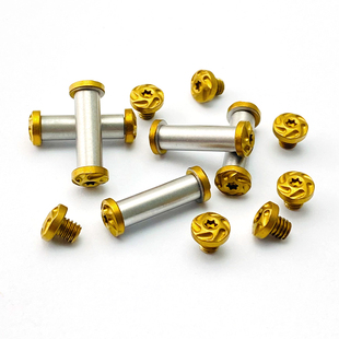 CNC刀柄不锈钢刀柄对锁扣螺丝钉 折叠刀主轴螺丝DIY刀具折刀配件