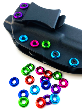 枪套沉头垫圈 KYDEX枪套螺丝配件 快拨鞘螺丝零件 K鞘腰夹螺丝