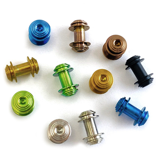 轴锁DIY改装 DIY折刀Bugout钛 钛合金轴锁改装 蝴蝶535折叠刀配件