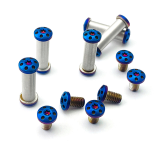 CNC刀柄不锈钢刀柄对锁扣螺丝钉 折叠刀主轴螺丝DIY刀具折刀配件