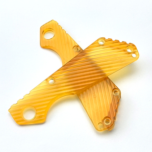 挺进者 Strider SNG刀柄贴片PEI透明刀柄 ST折刀贴片手柄定做贴片