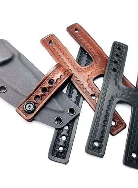 IWB皮带环 快速刀鞘K鞘刀套战术kydex 植鞣革牛皮环 腰带环