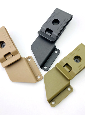 k鞘夹子 KYDEX刀鞘配件 可360度旋转夹子 户外刀套战术刀套皮带夹