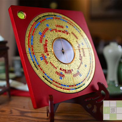 特大台湾香港风水纯铜罗盘