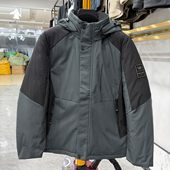 可脱卸帽加厚保暖棉衣冬季 户外风撞色拼接 男士 外套棉服