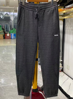 大厂代工！加绒加厚！男士抽绳束脚卫裤休闲运动裤松紧腰带长裤