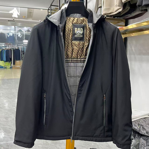 保暖厚实！可脱卸帽男士棉衣