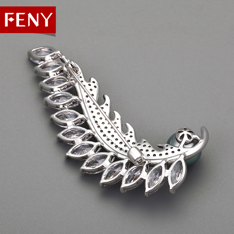 Broche femme FENY en Zircon diamant - Ref 1172877 Image 3