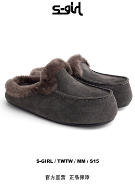 SGIRL TWTW【D568-5】复古厚底勃肯鞋女2025新款外穿懒人一脚蹬潮