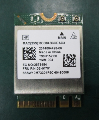 联想无线网卡 M75q-1 M90n-1 M90a M838z M80s 无线网卡 02hk701