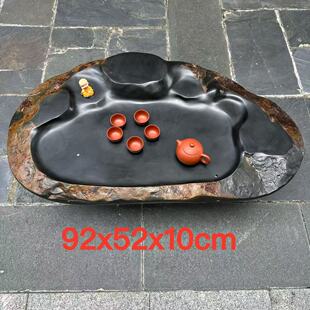 肇庆厂端石茶盘天然简易起墩多层次家用客厅现代一体功夫茶台茶海