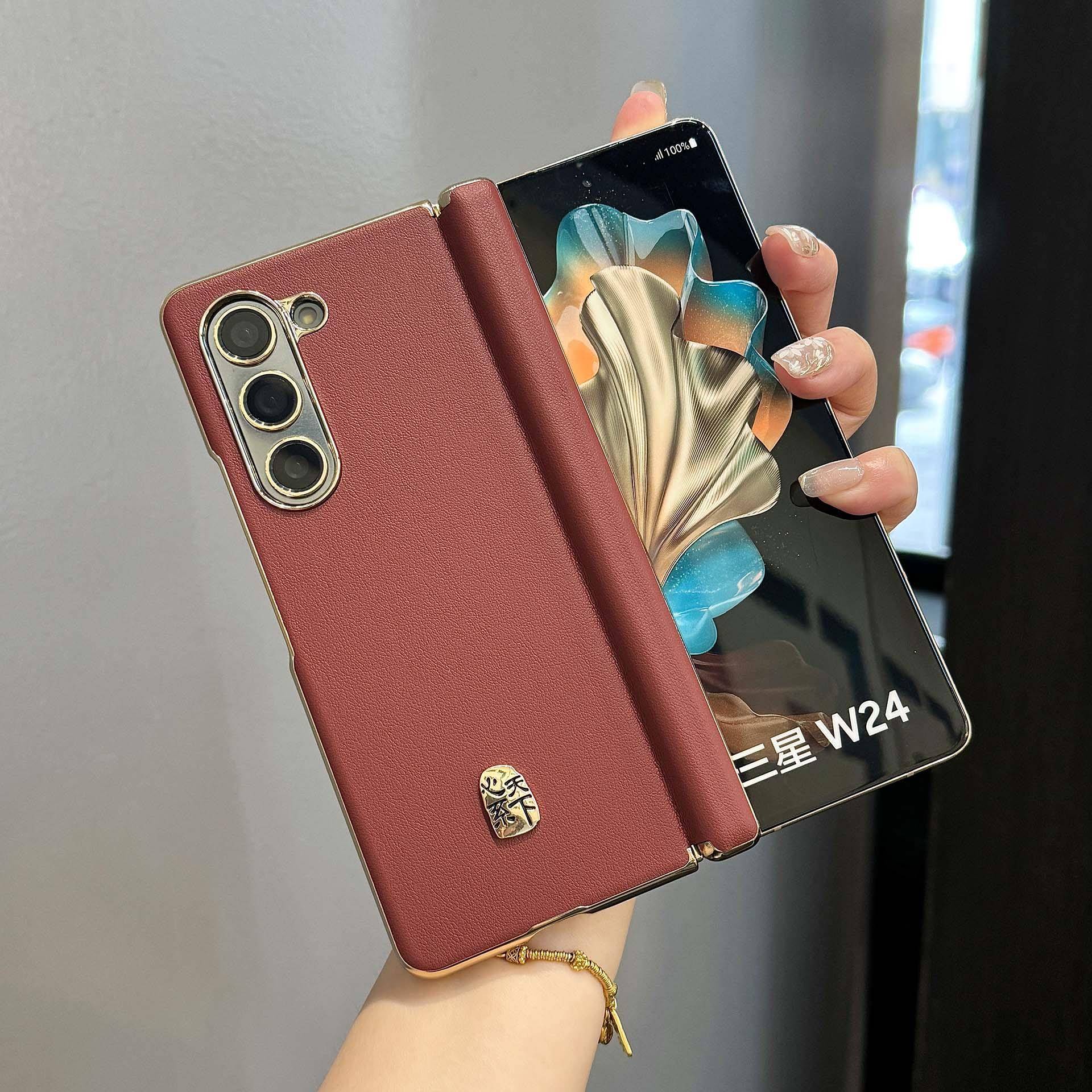 原装正品适用三星Fold7手机保护壳超薄全包防摔镜头折叠屏Fold6高级感颜值中轴保护Fold5同款w23铰炼磁吸w25