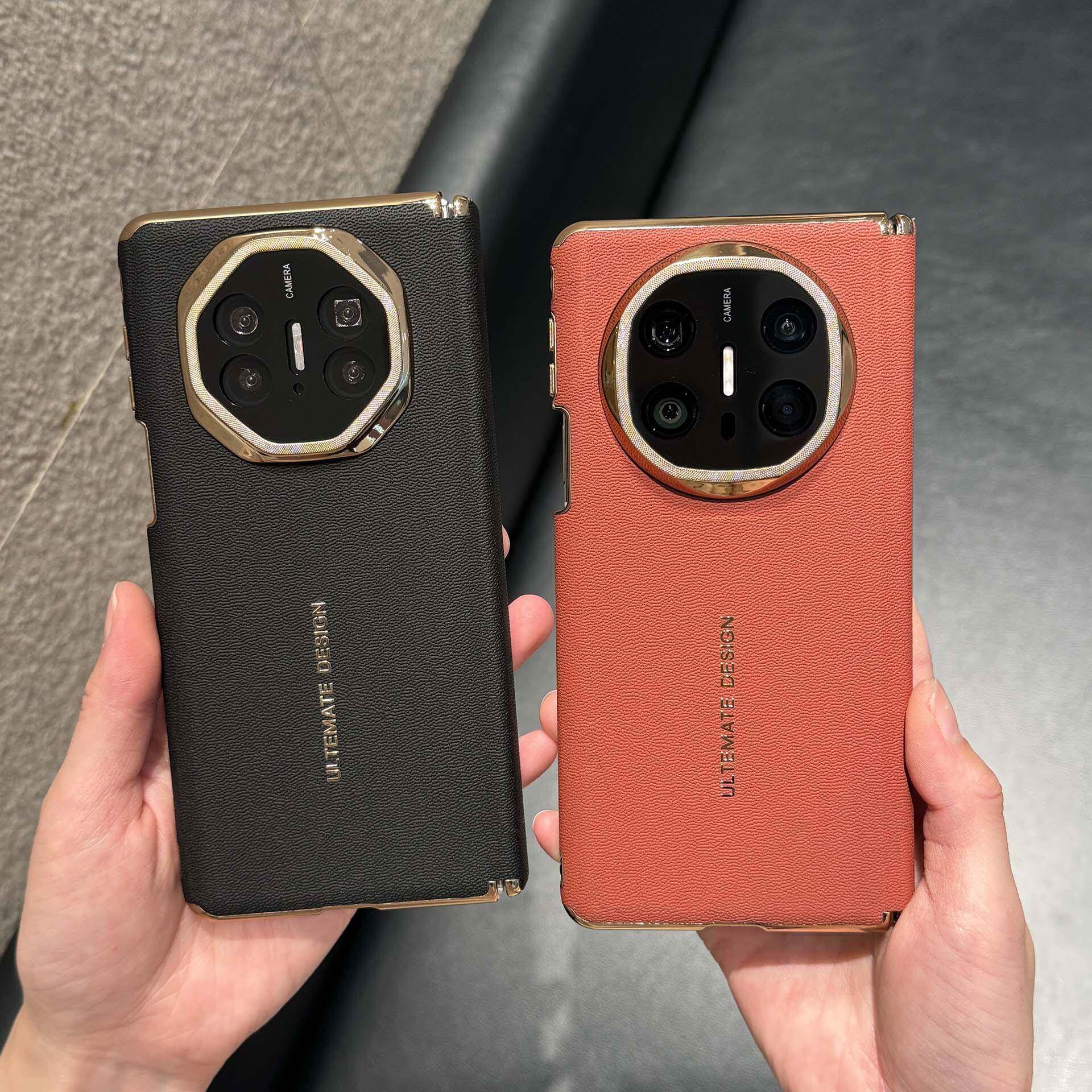 原装正品适用华为MateX6手机壳双中轴镜头保护磁吸高级感单后壳新款全包防摔X5折叠屏典藏版皮套X3同款磁吸网