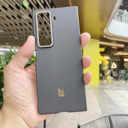 原装正品适用三星W25心系天下手机壳W2025生态皮革保护套W25防摔简约商务超薄男女手机套纯色W二五新款的轻薄