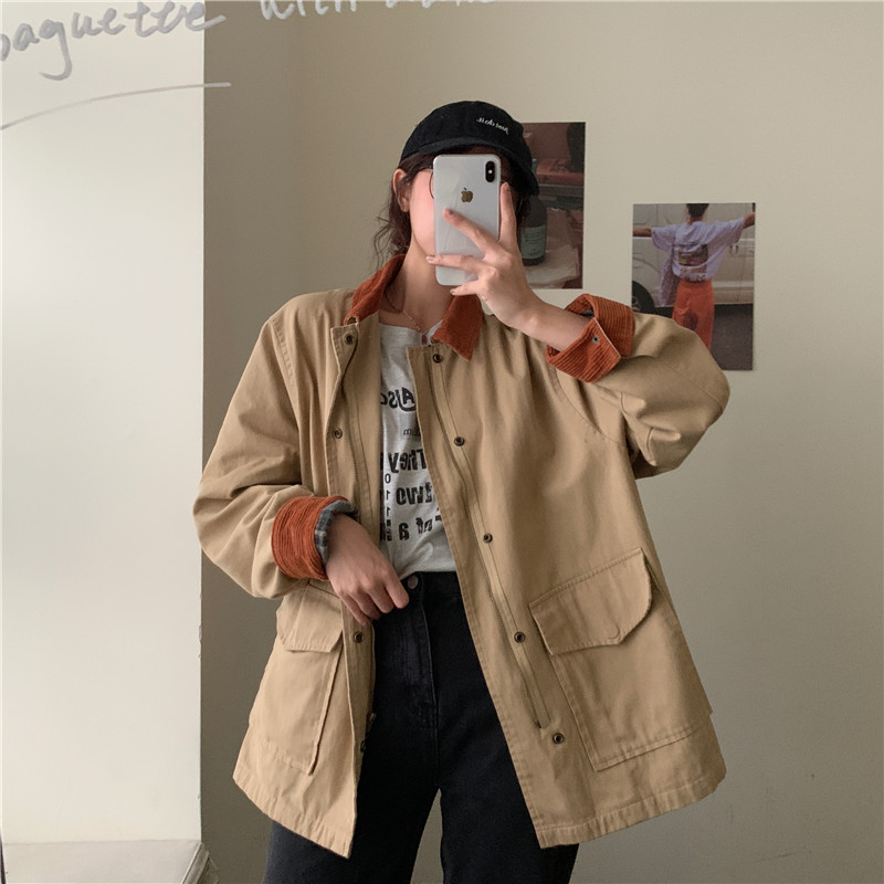 Real price! Korean loose design jacket for women