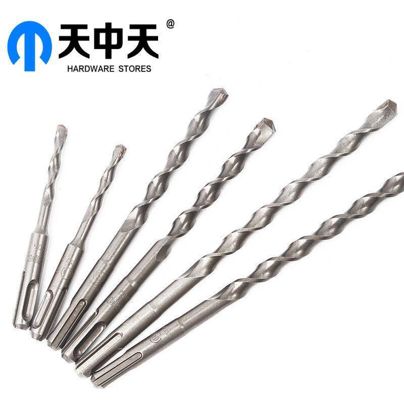 中天高档方圆柄四坑两槽冲击钻头