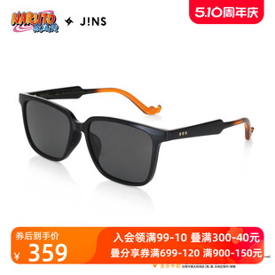 太阳眼镜防紫外线时尚 JINS睛姿火影忍者合作款 方框墨镜MRF24S032