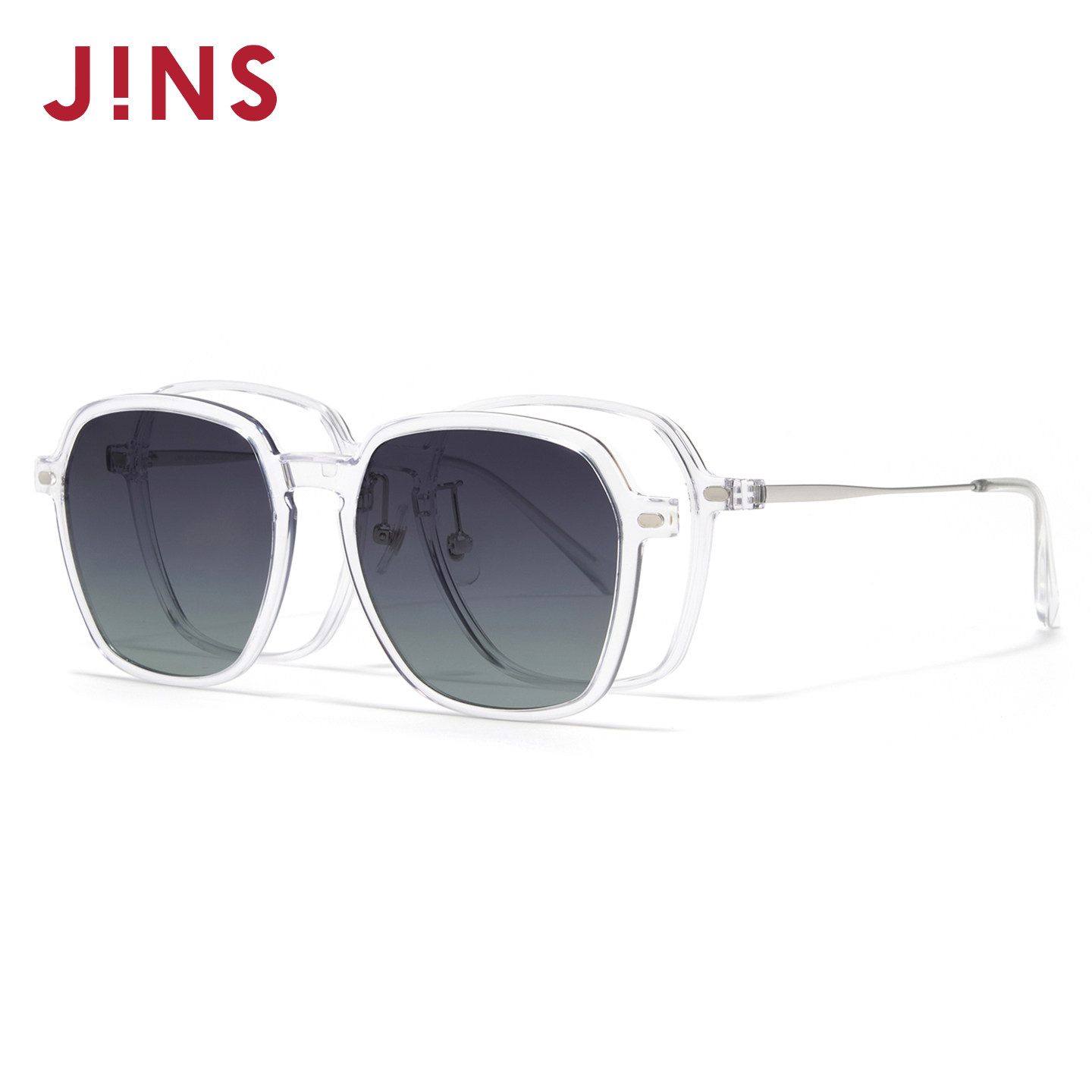 JINS偏光驾驶近视太阳镜磁吸墨镜
