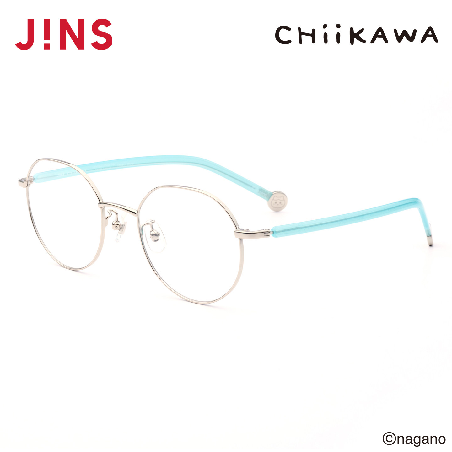 JINS睛姿吉伊卡哇哈奇喵合作款金属近视眼镜可加配镜片UMF25
