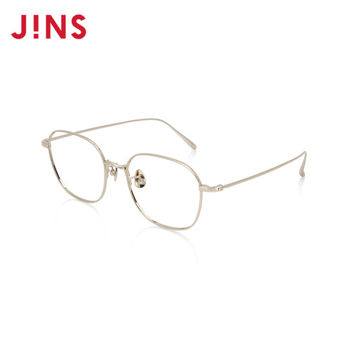 JINS睛姿含镜片近视镜钛框轻盈舒适百搭可配防蓝光镜片UTF24A150