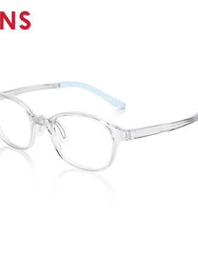 JINS睛姿儿童款复古小框近视镜轻量眼镜可配防蓝光镜片KRF23A172