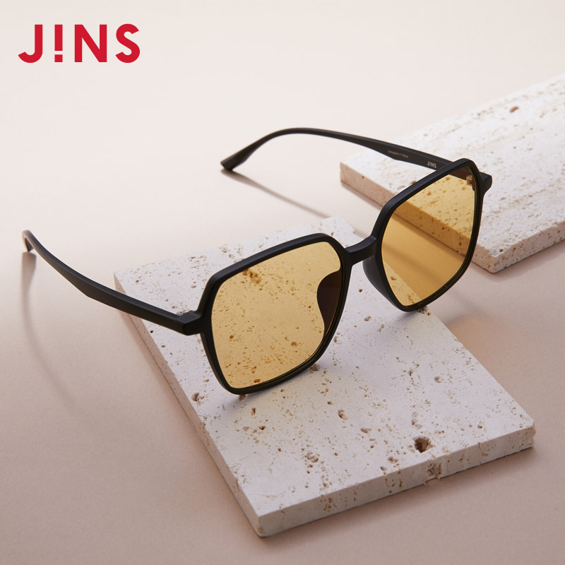 JINS睛姿方框防蓝光护目眼镜