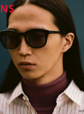 JINS睛姿太阳镜CLASSIC复古板材框架墨镜防紫外线UCF25A225