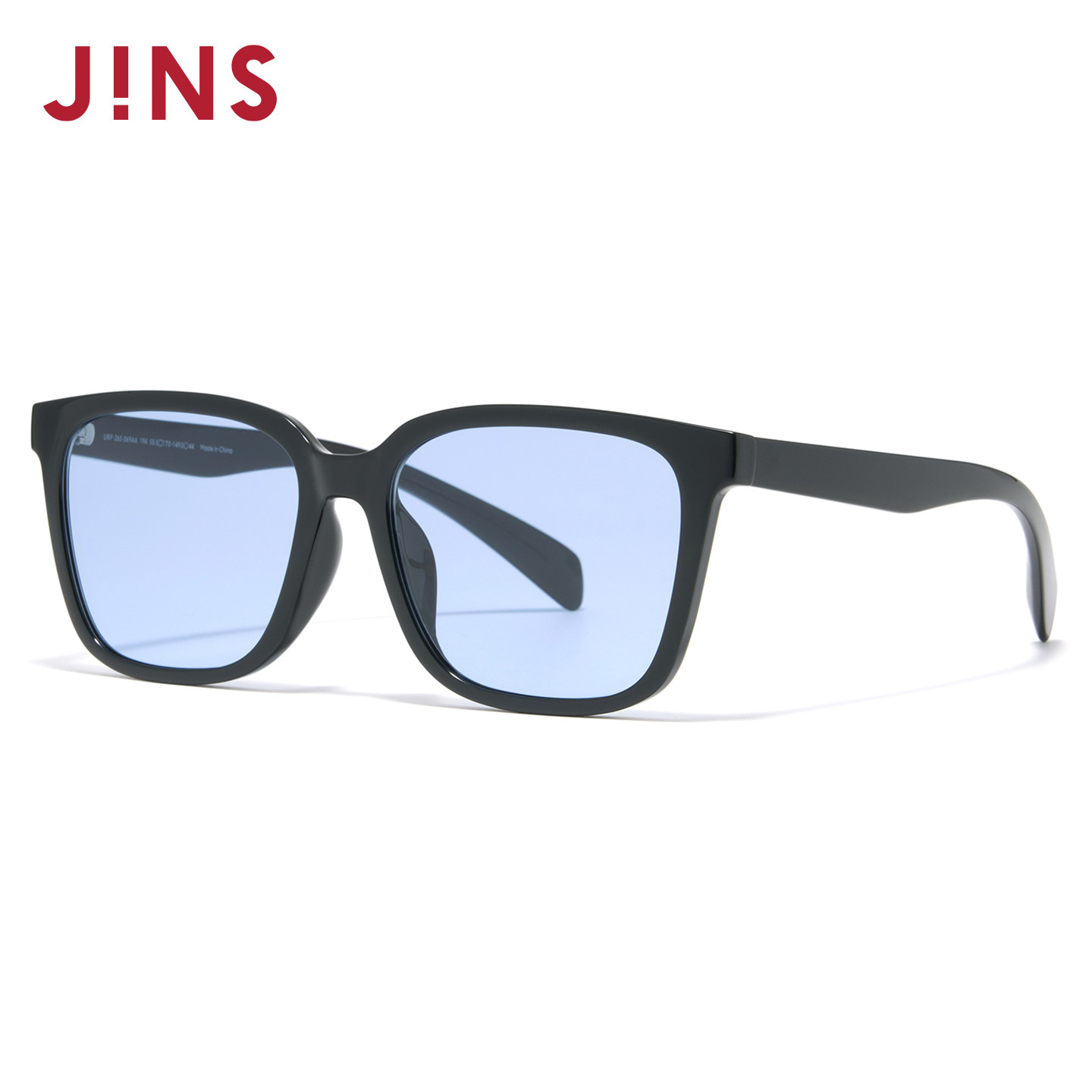 JINS睛姿太阳眼镜新品男女方框轻量防晒墨镜防紫外线URF26S069