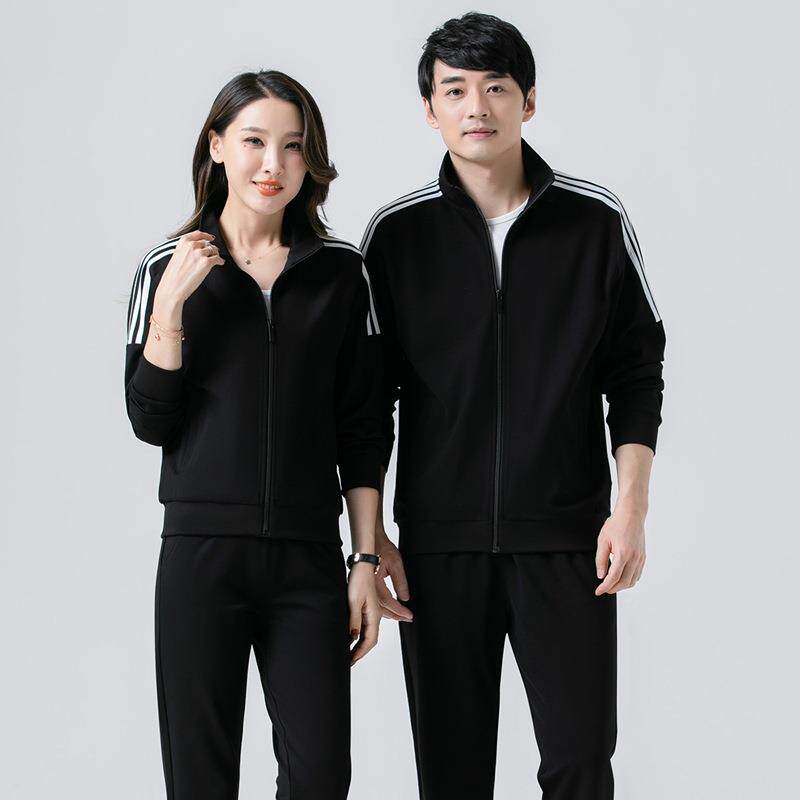 春秋款情侣大动套装运韩版时尚休闲码男女运动两件套可77187523服