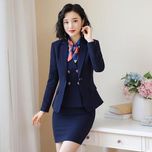 美容院前装工作服职台业西828服套跨境新款店经理正装空酒姐制服