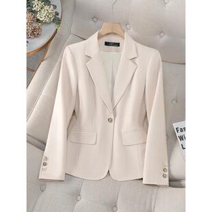 酒红色西装外套女服春尚秋新SHY8509款范女神修身通勤时韩版小个