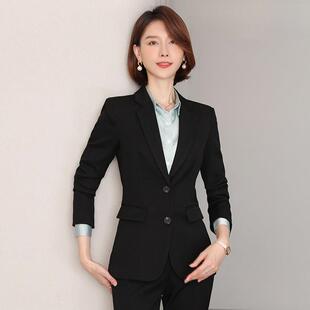 跨境职西商装套试装女时尚经理务正装面工装气业质工AL656585作服