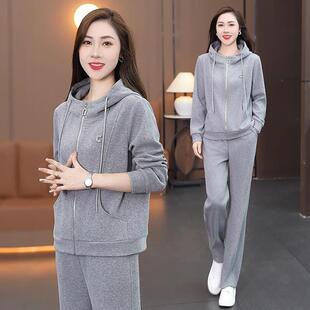 房9686584春季女式运动闲套装长袖领气吸汗训练服透休健身跑步服