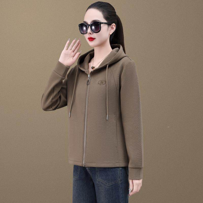 8850257卫衣外套高女质新春秋洋气连帽休闲减款龄气大码端上衣,运动服/休闲服装,运动卫衣/套头衫,淘宝优惠券,粉丝福利购,淘宝优惠卷