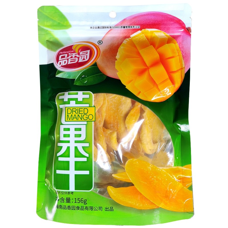海南旅游特产超市品香园芒果干156g果蔬王美味休闲果脯三亚伴手礼