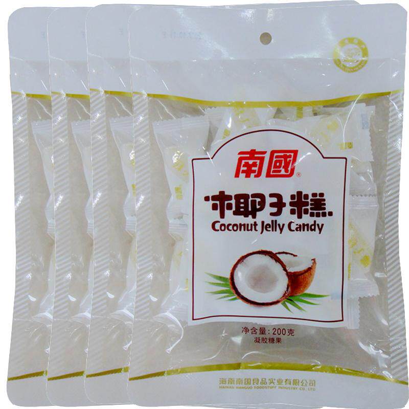 南国食品椰子糕200g克X4袋海南三亚旅游特产送礼手信伴手礼很好吃
