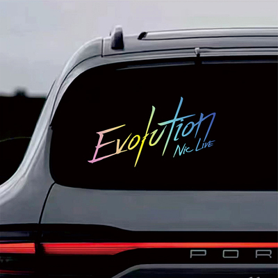 谢霆锋Evolution汽车车贴