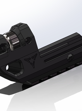 DK黑骑05P320KI制退器配件装饰件全3D打印枪铁色黑色混搭