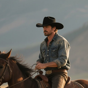 大檐礼帽西部牛仔帽男女通用英纶绅士帽复古爵士帽表演帽子旅游帽