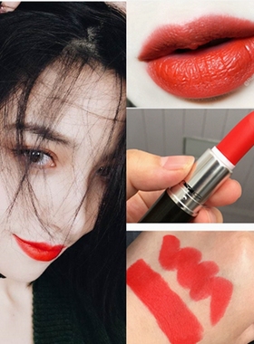 子弹头lady danger橘红色ruby woo平价替代色哑光雾面口红国货