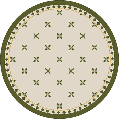 米娜春天美式硅胶圆桌防水桌垫