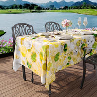 Outdoor camping tablecloth, no-wash, oil-proof, water-proof and sun-proof, outdoor table mat, country-style picnic high-end table mat thumbnail 4