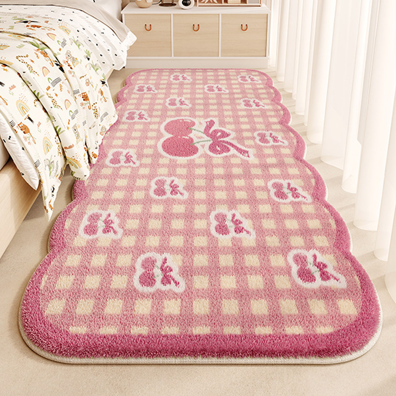 仿羊绒床边毯地毯地垫脚垫地垫